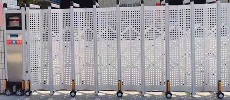 熱烈祝賀英龍智能電動平頭屏風門進駐佛山市佳盛業鋼管換件有限公司